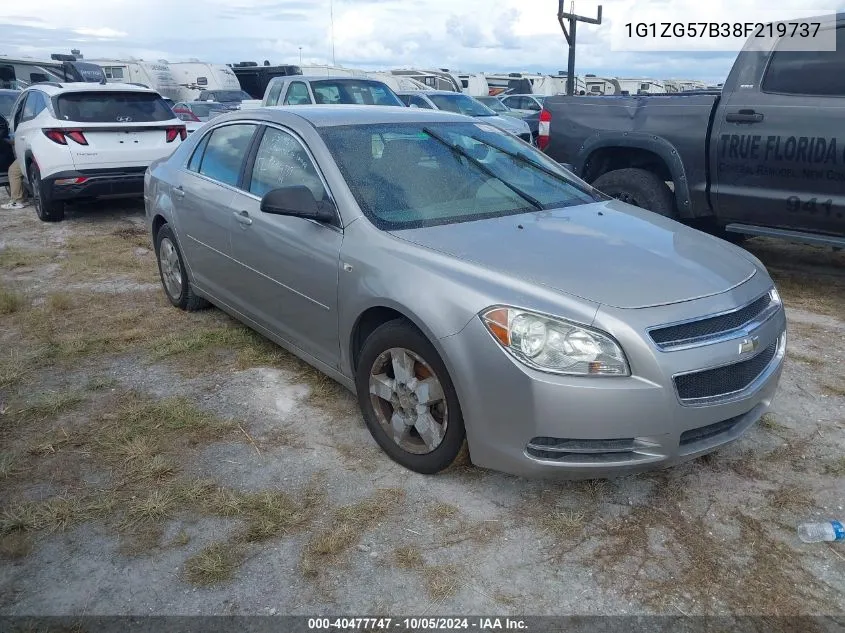 2008 Chevrolet Malibu Ls VIN: 1G1ZG57B38F219737 Lot: 40477747