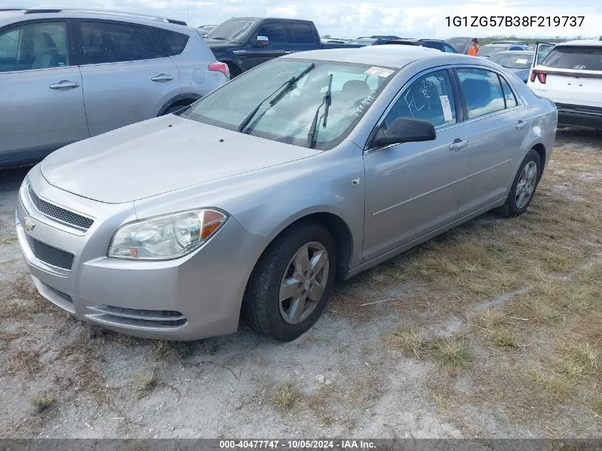 2008 Chevrolet Malibu Ls VIN: 1G1ZG57B38F219737 Lot: 40477747