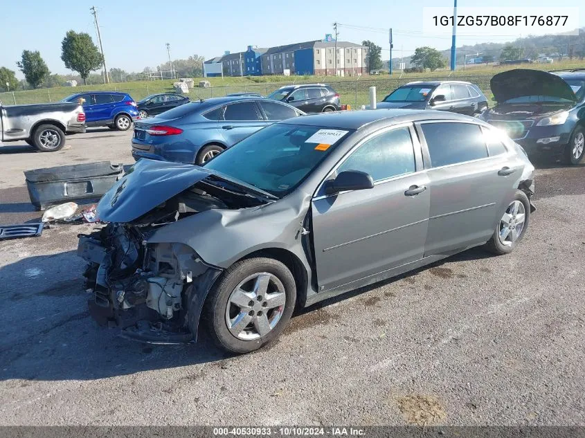 2008 Chevrolet Malibu Ls VIN: 1G1ZG57B08F176877 Lot: 40530933