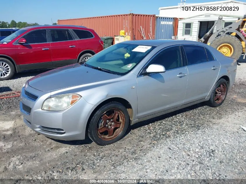 2008 Chevrolet Malibu Lt VIN: 1G1ZH57B58F200829 Lot: 40536386