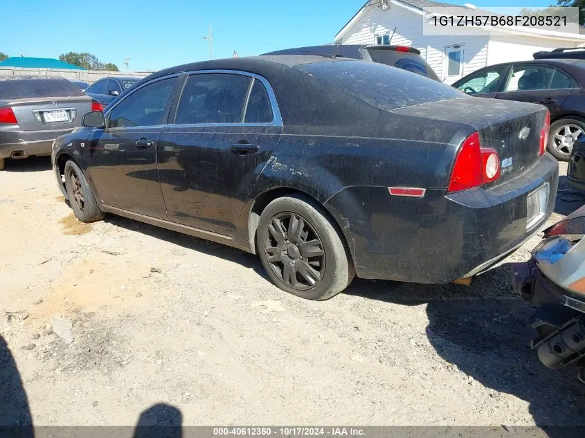 2008 Chevrolet Malibu Lt VIN: 1G1ZH57B68F208521 Lot: 40612350