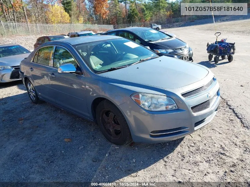 2008 Chevrolet Malibu Ls VIN: 1G1ZG57B58F181640 Lot: 40665610