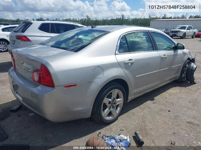 2008 Chevrolet Malibu Lt VIN: 1G1ZH57B48F258804 Lot: 40693564