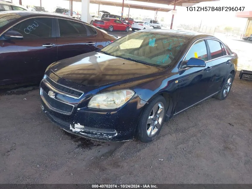 2008 Chevrolet Malibu Lt VIN: 1G1ZH57B48F296047 Lot: 40702074