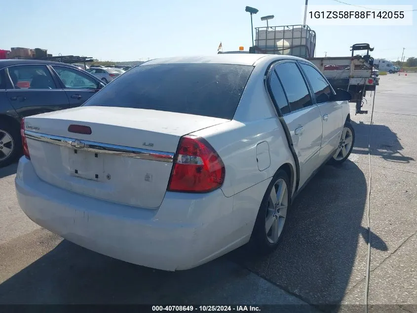 2008 Chevrolet Malibu Classic Ls VIN: 1G1ZS58F88F142055 Lot: 40708649