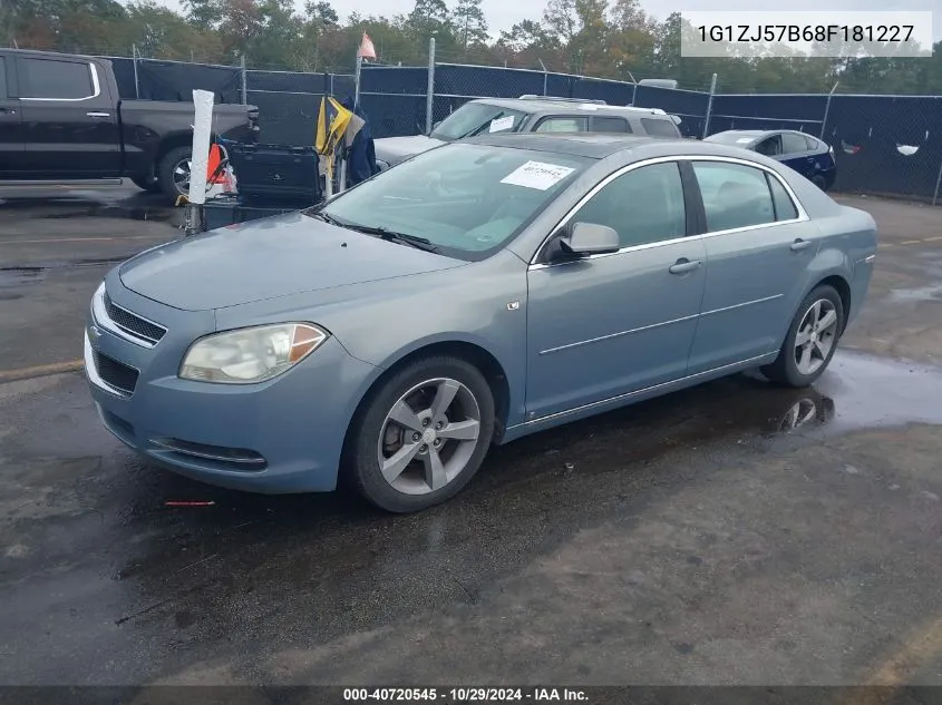 2008 Chevrolet Malibu Lt VIN: 1G1ZJ57B68F181227 Lot: 40720545