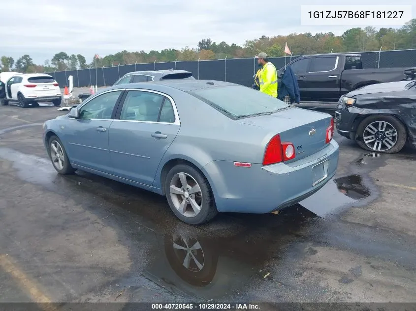 2008 Chevrolet Malibu Lt VIN: 1G1ZJ57B68F181227 Lot: 40720545