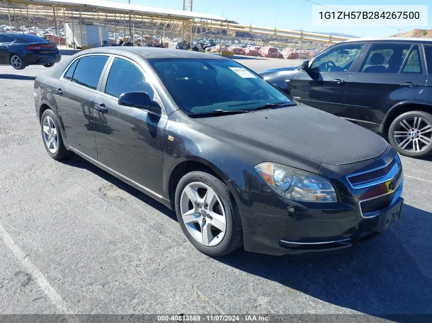 2008 Chevrolet Malibu Lt VIN: 1G1ZH57B284267500 Lot: 40813569