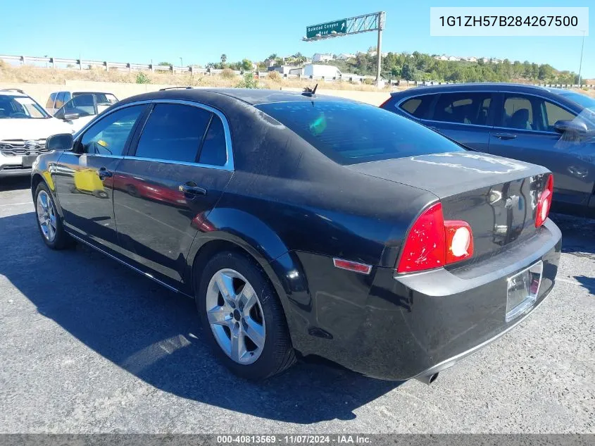 2008 Chevrolet Malibu Lt VIN: 1G1ZH57B284267500 Lot: 40813569