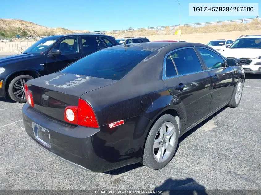 2008 Chevrolet Malibu Lt VIN: 1G1ZH57B284267500 Lot: 40813569