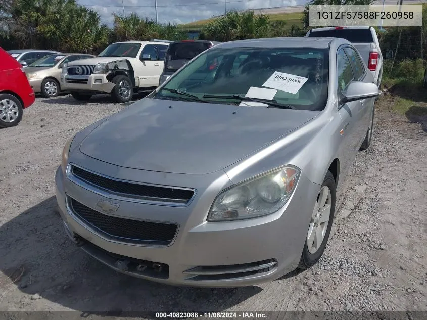 2008 Chevrolet Malibu Hybrid VIN: 1G1ZF57588F260958 Lot: 40823088