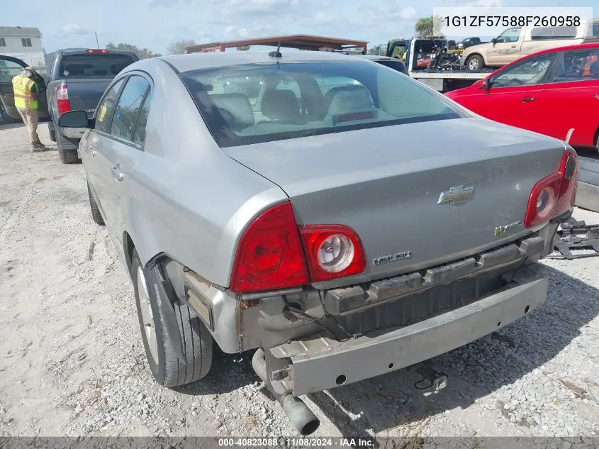 2008 Chevrolet Malibu Hybrid VIN: 1G1ZF57588F260958 Lot: 40823088