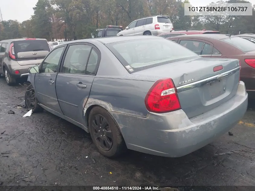 2008 Chevrolet Malibu Classic Lt VIN: 1G1ZT58N28F106737 Lot: 40854510