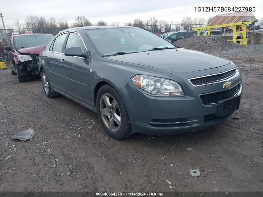 2008 Chevrolet Malibu Lt VIN: 1G1ZH57B684227985 Lot: 40864278