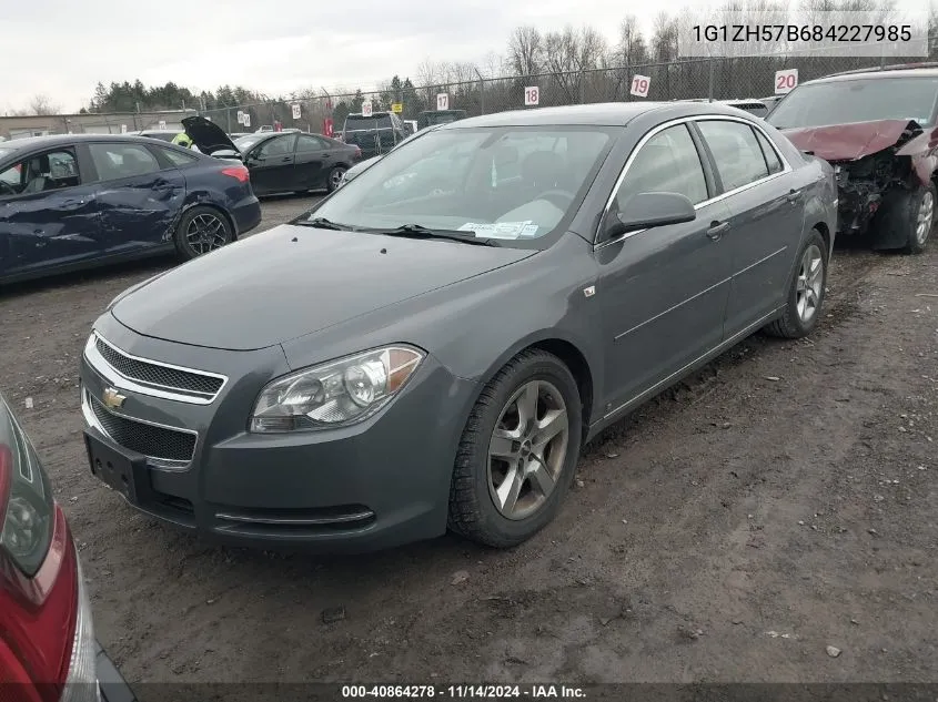 2008 Chevrolet Malibu Lt VIN: 1G1ZH57B684227985 Lot: 40864278