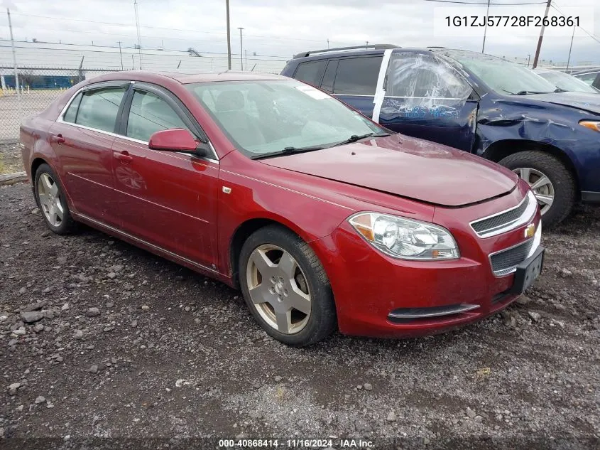 2008 Chevrolet Malibu Lt VIN: 1G1ZJ57728F268361 Lot: 40868414