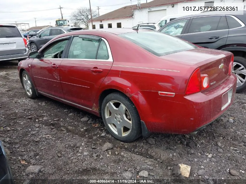 2008 Chevrolet Malibu Lt VIN: 1G1ZJ57728F268361 Lot: 40868414