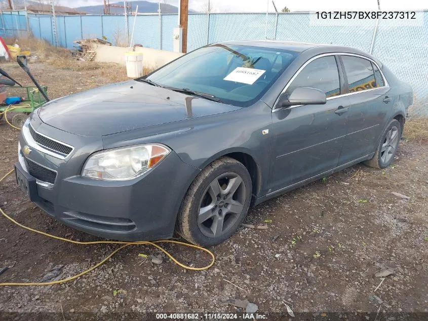 2008 Chevrolet Malibu Lt VIN: 1G1ZH57BX8F237312 Lot: 40881682