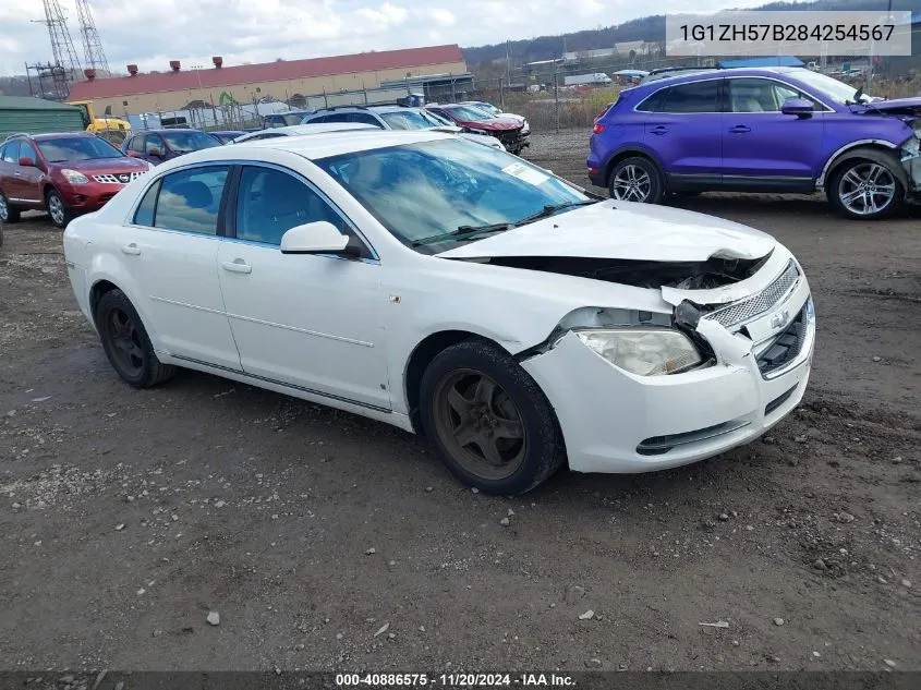 2008 Chevrolet Malibu Lt VIN: 1G1ZH57B284254567 Lot: 40886575