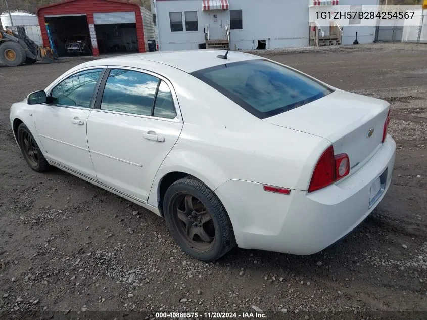 2008 Chevrolet Malibu Lt VIN: 1G1ZH57B284254567 Lot: 40886575