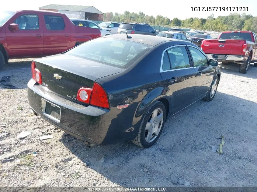 2009 Chevrolet Malibu VIN: 1G1ZJ577194171231 Lot: 12102639