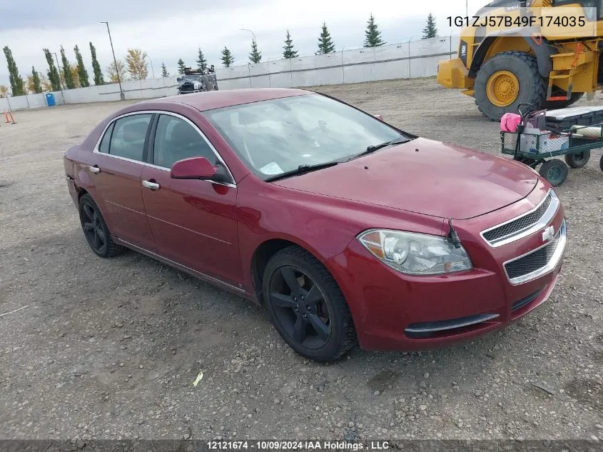 2009 Chevrolet Malibu VIN: 1G1ZJ57B49F174035 Lot: 12121674