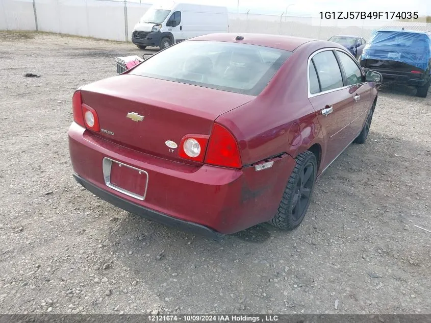 2009 Chevrolet Malibu VIN: 1G1ZJ57B49F174035 Lot: 12121674