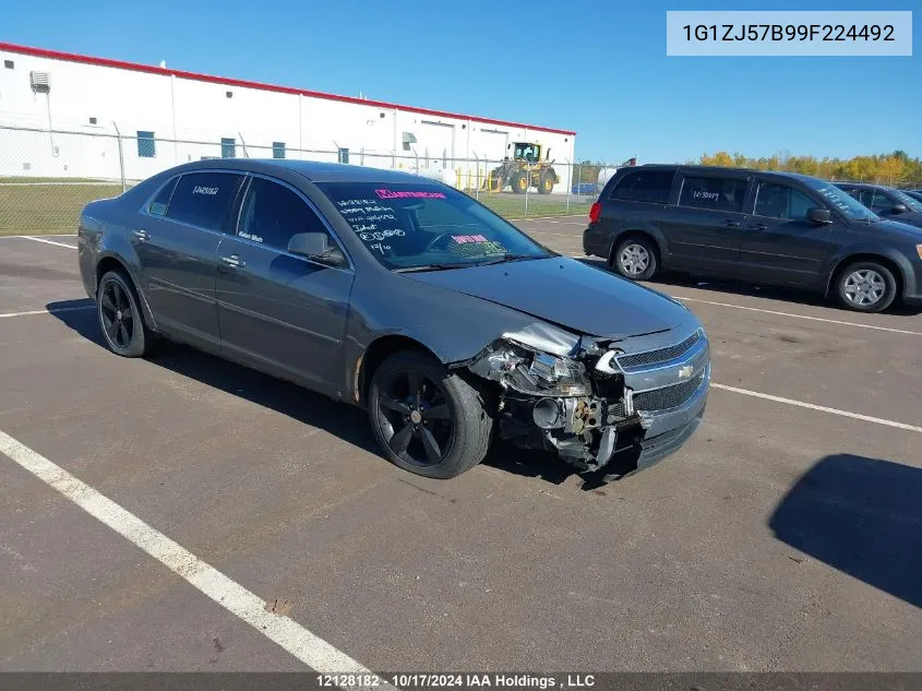 2009 Chevrolet Malibu VIN: 1G1ZJ57B99F224492 Lot: 12128182