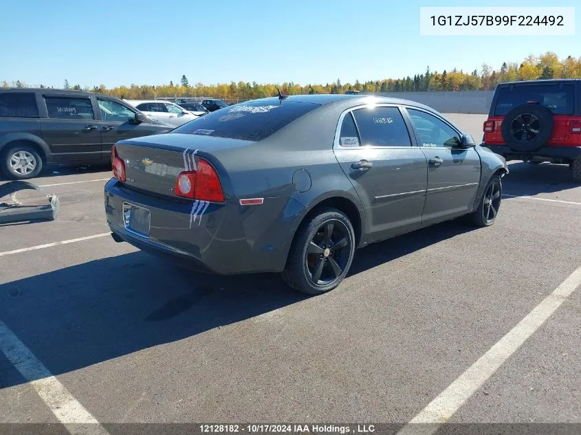 2009 Chevrolet Malibu VIN: 1G1ZJ57B99F224492 Lot: 12128182