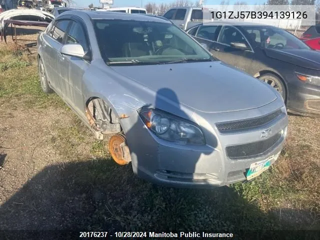 2009 Chevrolet Malibu Lt VIN: 1G1ZJ57B394139126 Lot: 20176237