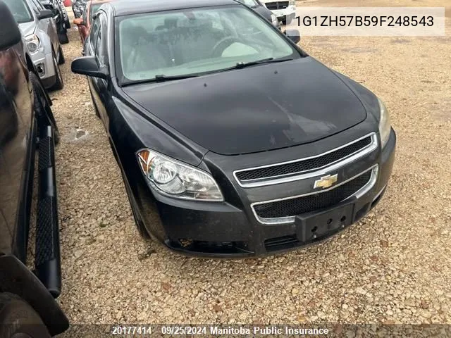 1G1ZH57B59F248543 2009 Chevrolet Malibu Lt