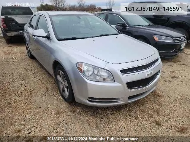 2009 Chevrolet Malibu Lt VIN: 1G1ZJ57B49F146591 Lot: 20183733