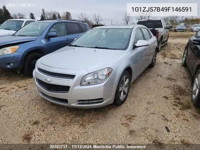 2009 Chevrolet Malibu Lt VIN: 1G1ZJ57B49F146591 Lot: 20183733