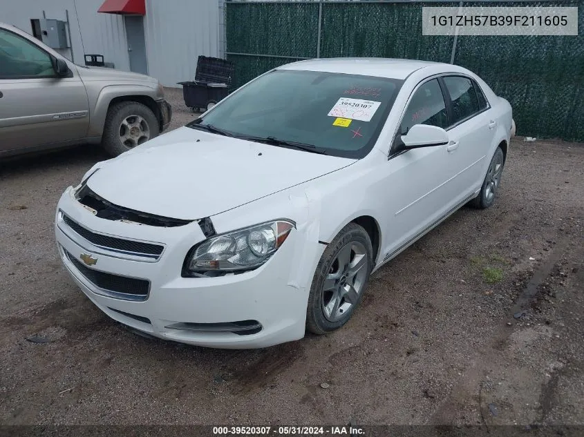 2009 Chevrolet Malibu Lt VIN: 1G1ZH57B39F211605 Lot: 39520307