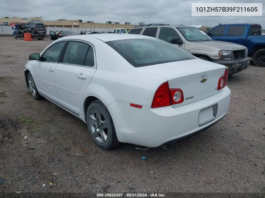 2009 Chevrolet Malibu Lt VIN: 1G1ZH57B39F211605 Lot: 39520307