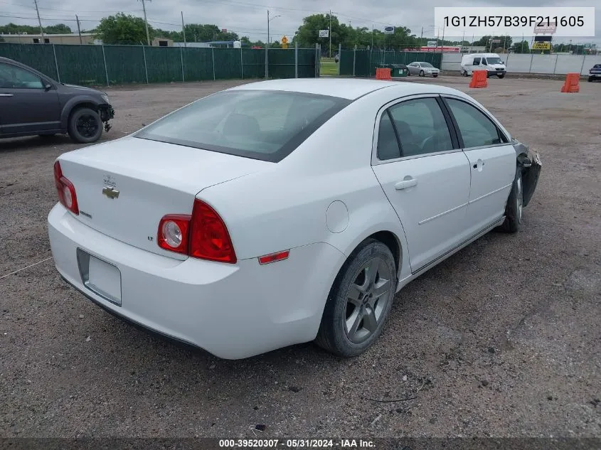 2009 Chevrolet Malibu Lt VIN: 1G1ZH57B39F211605 Lot: 39520307