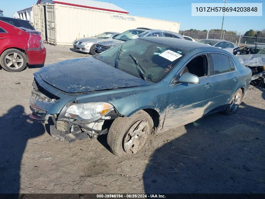 2009 Chevrolet Malibu Lt VIN: 1G1ZH57B694203848 Lot: 39745184