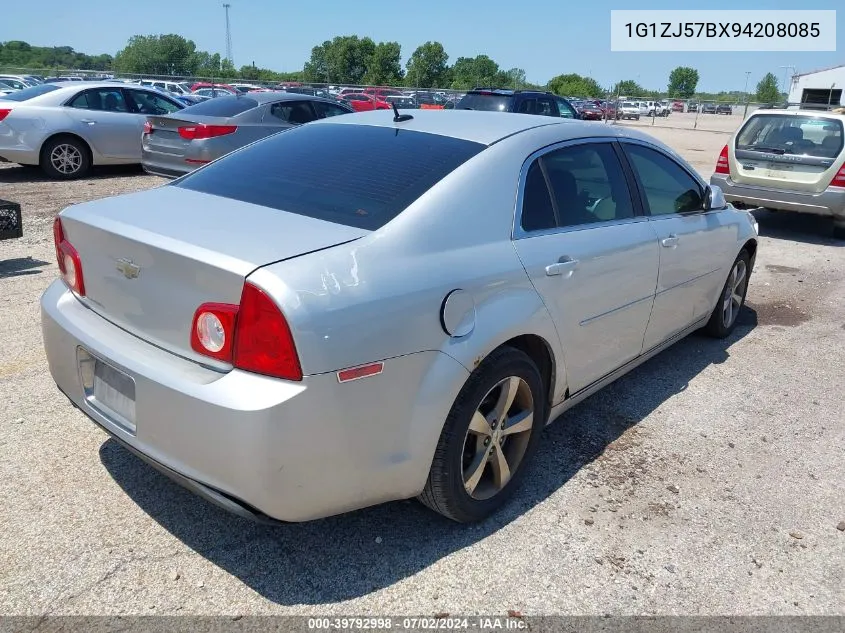 2009 Chevrolet Malibu Lt VIN: 1G1ZJ57BX94208085 Lot: 39792998