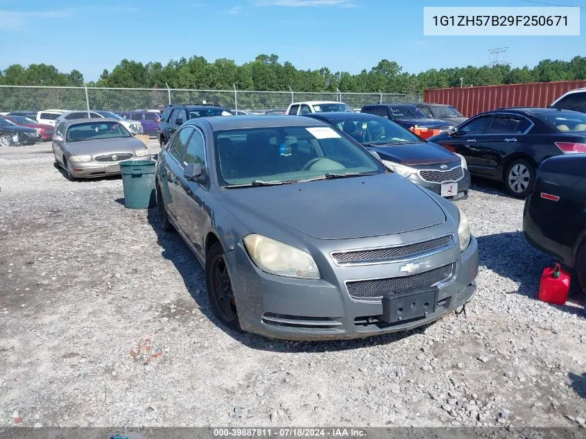 1G1ZH57B29F250671 2009 Chevrolet Malibu Lt