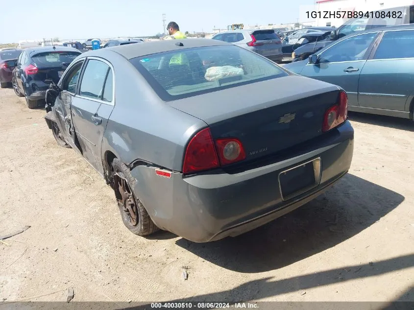 2009 Chevrolet Malibu Lt VIN: 1G1ZH57B894108482 Lot: 40030510