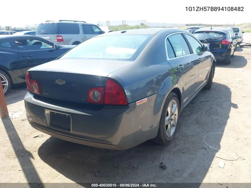 2009 Chevrolet Malibu Lt VIN: 1G1ZH57B894108482 Lot: 40030510