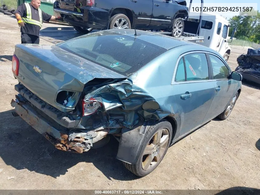 1G1ZH57B294251587 2009 Chevrolet Malibu Lt