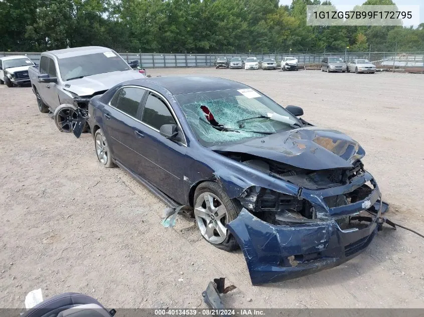 2009 Chevrolet Malibu Ls VIN: 1G1ZG57B99F172795 Lot: 40134539