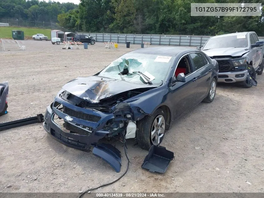 2009 Chevrolet Malibu Ls VIN: 1G1ZG57B99F172795 Lot: 40134539