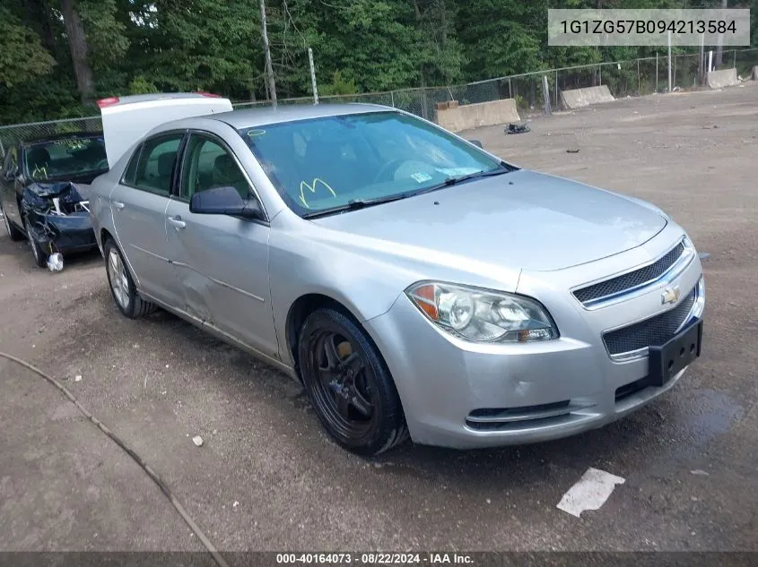 2009 Chevrolet Malibu Ls VIN: 1G1ZG57B094213584 Lot: 40164073