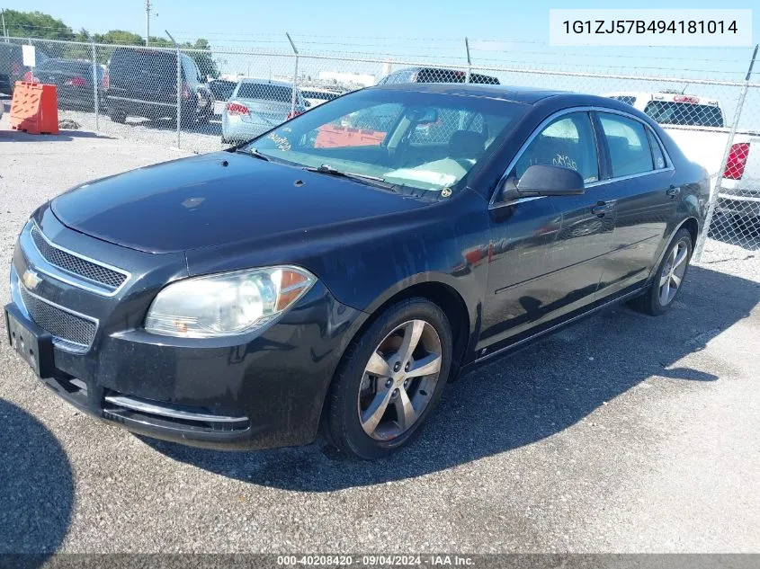 2009 Chevrolet Malibu Lt VIN: 1G1ZJ57B494181014 Lot: 40208420