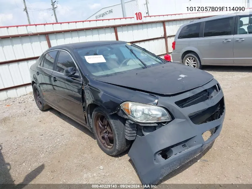 2009 Chevrolet Malibu Ls VIN: 1G1ZG57B09F114090 Lot: 40229143