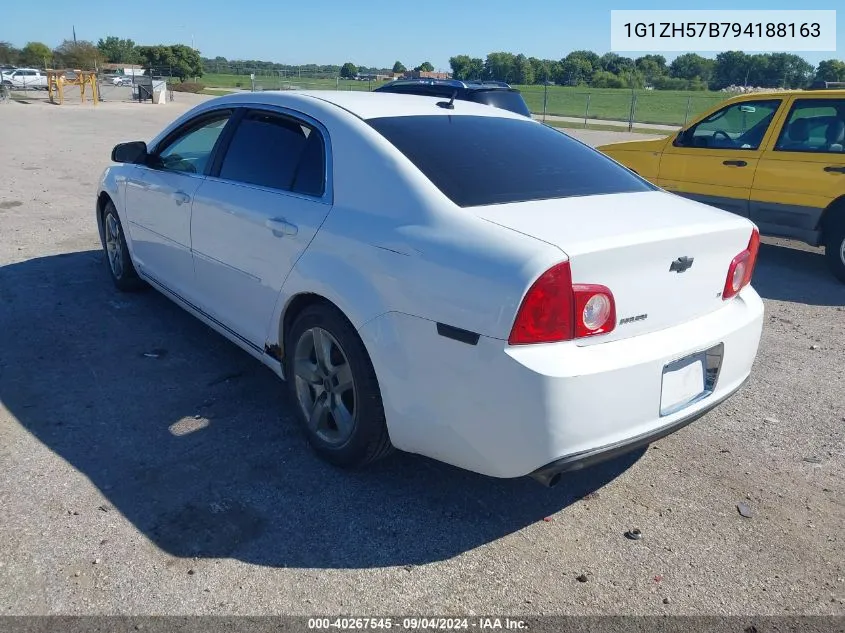 2009 Chevrolet Malibu Lt VIN: 1G1ZH57B794188163 Lot: 40267545