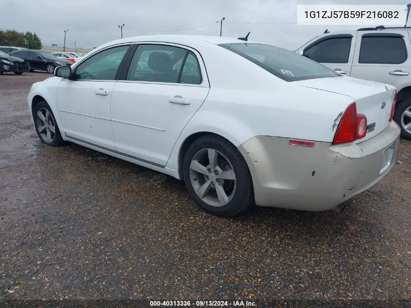 2009 Chevrolet Malibu Lt VIN: 1G1ZJ57B59F216082 Lot: 40313336