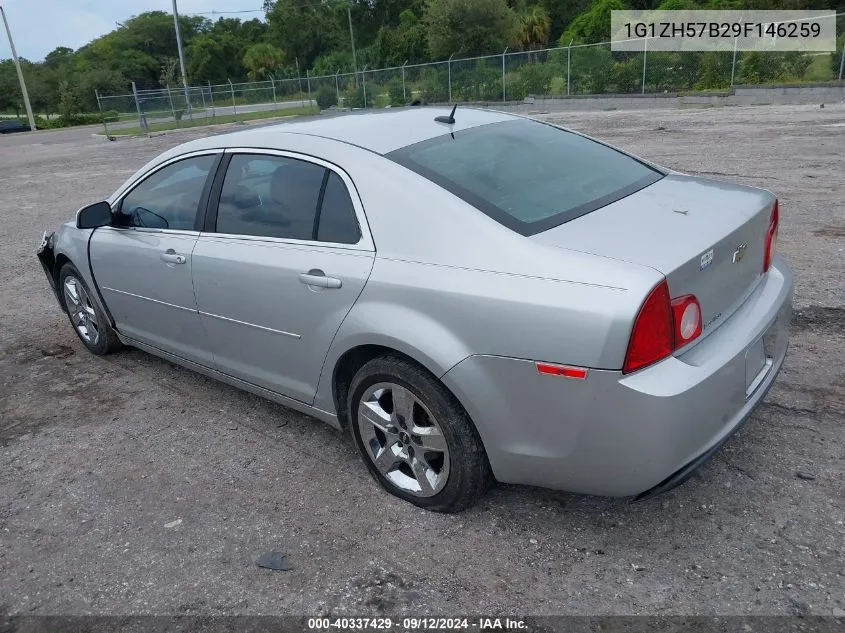 2009 Chevrolet Malibu Lt VIN: 1G1ZH57B29F146259 Lot: 40337429